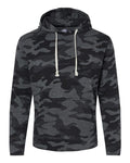J. America 8871 Black Camo Triblend — front