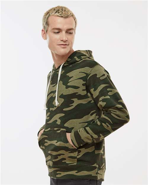 J. America 8871 Camo Triblend — on model side