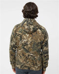 J. America 8871 Outdoor Camo Triblend — on model back
