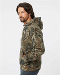 J. America 8871 Outdoor Camo Triblend — on model side