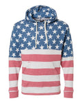J. America 8871 Stars & Stripes Triblend — front