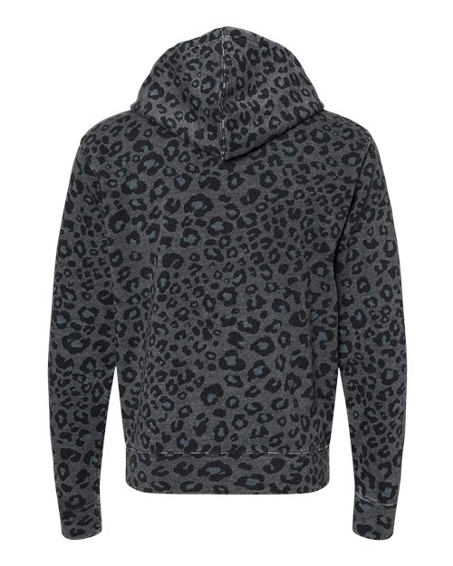 J. America 8871 Black Leopard Triblend — back