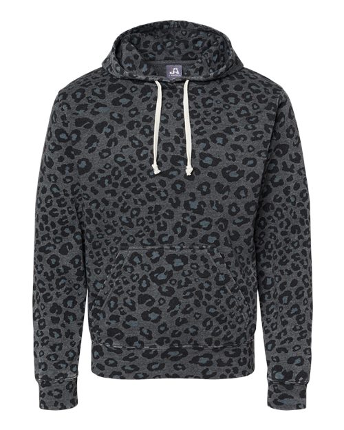 J. America 8871 Black Leopard Triblend — front