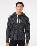 J. America 8871 Black Leopard Triblend — on model front