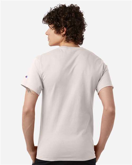Champion T425 Body Blush — on model back