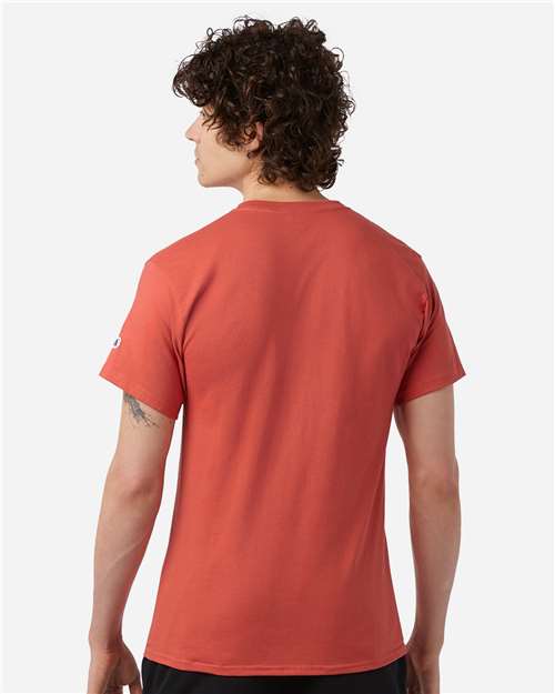 Champion T425 Red River Clay — on model back