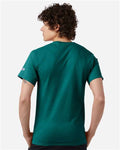 Champion T425 Emerald Green — on model back