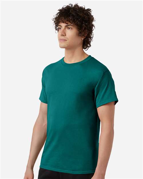 Champion T425 Emerald Green — on model side