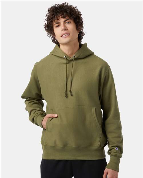 Champion S101 Fresh Olive — on model front