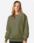 Champion S149 Fresh Olive — on model front