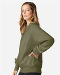 Champion S149 Fresh Olive — on model side