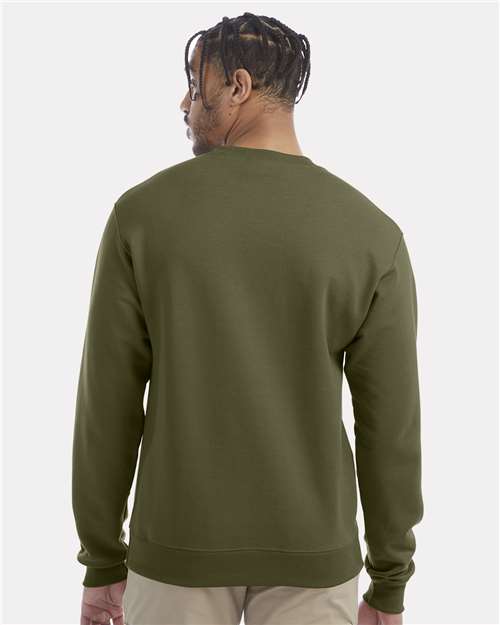 Champion S600 Fresh Olive — on model back