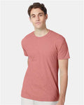 Hanes 42TB Mauve Heather — on model front