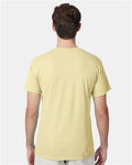 Hanes 42TB Lemon Meringue Heather — on model back