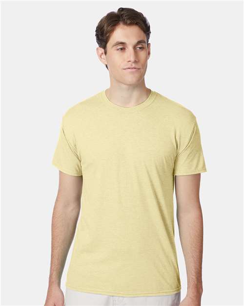 Hanes 42TB Lemon Meringue Heather — on model front