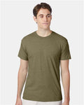Hanes 42TB Oregano Heather — on model front