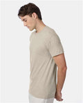 Hanes 42TB Sand Heather — on model side