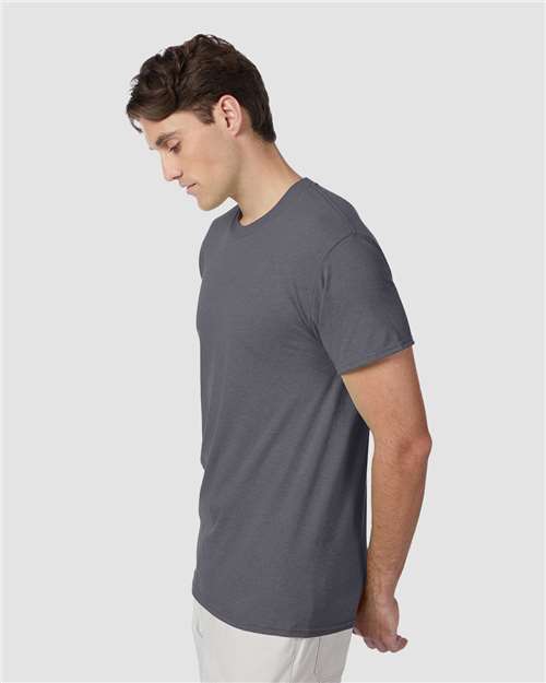 Hanes 42TB Dada Grey — on model side