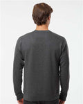 Hanes RS160 Charcoal Heather — on model back