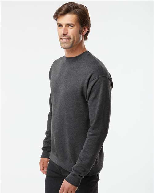 Hanes RS160 Charcoal Heather — on model side
