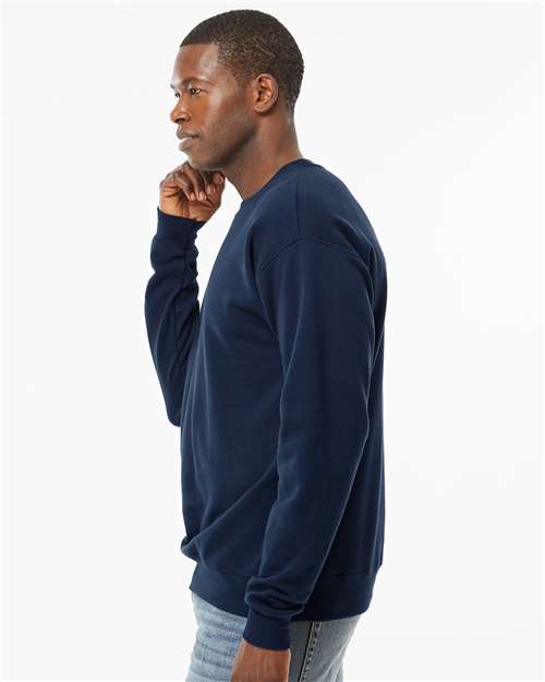 Hanes RS160 Navy — on model side