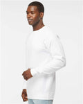 Hanes RS160 White — on model side