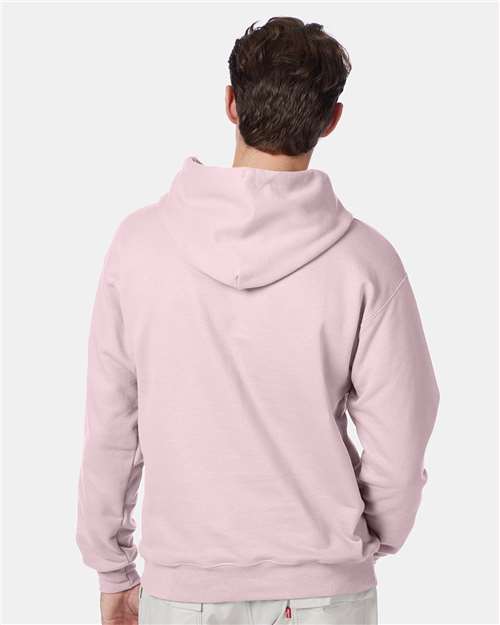Hanes F170 Pale Pink — on model back