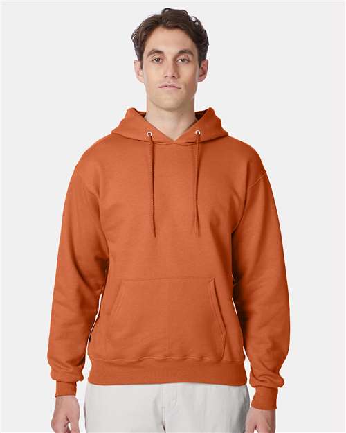 Hanes F170 Pumpkin — on model front
