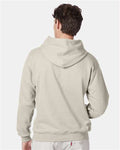 Hanes F170 Natural — on model back