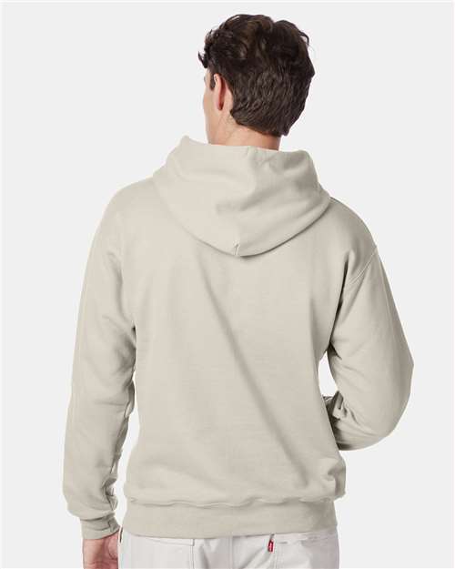 Hanes F170 Natural — on model back