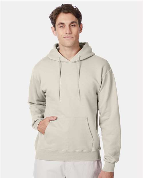 Hanes F170 Natural — on model front