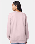 Hanes F260 Pale Pink — on model back
