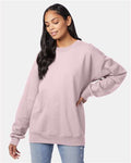 Hanes F260 Pale Pink — on model front