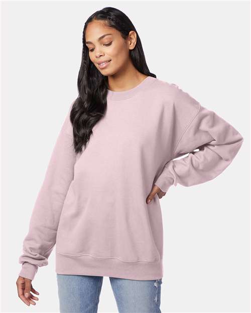 Hanes F260 Pale Pink — on model front