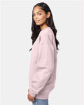 Hanes F260 Pale Pink — on model side