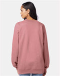 Hanes F260 Mauve — on model back