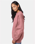 Hanes F260 Mauve — on model side
