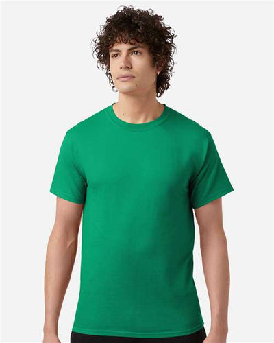 Champion T425 Kelly Green — on model front