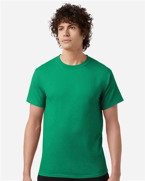 Champion T425 Kelly Green — on model front