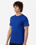 Champion T425 Athletic Royal — on model side