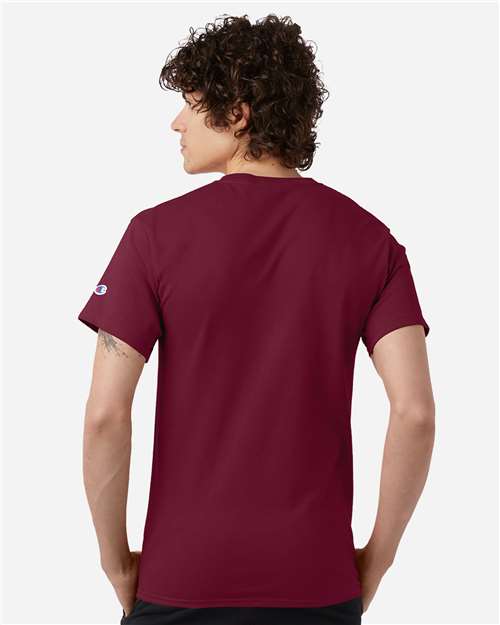 Champion T425 Cardinal — on model back