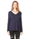 Bella + Canvas 8855 - Women's Flowy Long-Sleeve V-Neck - Midnight