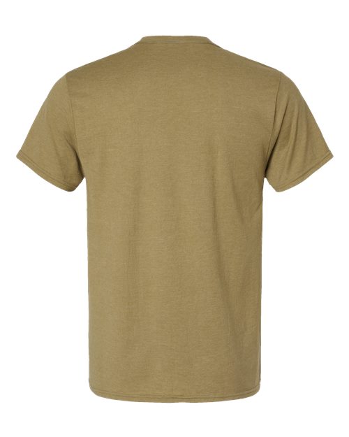 Hanes 4980 Brown Sugar Heather — back