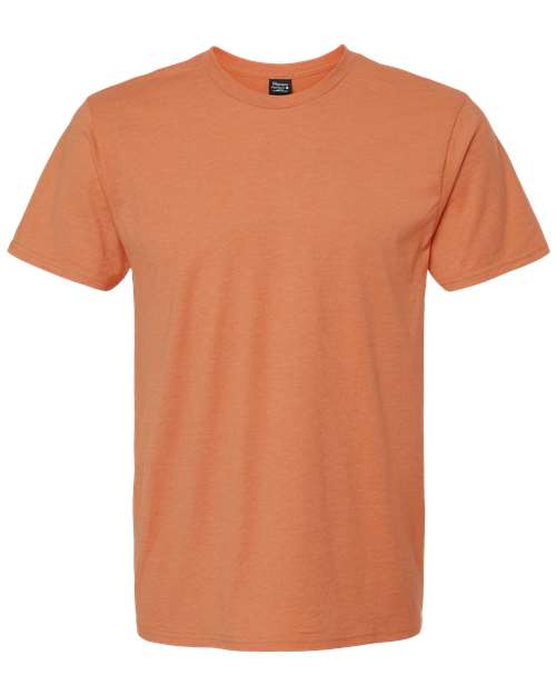 Hanes 4980 Pumpkin Heather — front