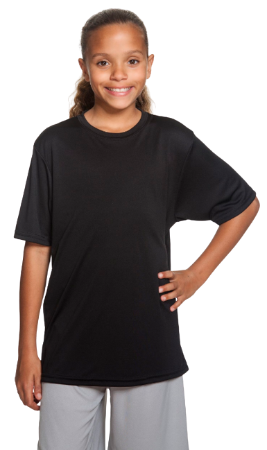 Youth Cooling Performance T-Shirt - Black