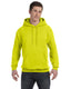 Hanes P170 - Ecosmart® 50/50 Pullover Hoodie - High Viz Safety Green
