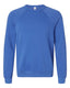 Bella + Canvas 3901 - Unisex Sponge Fleece Raglan Sweatshirt - Heather True Royal