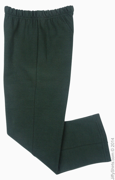 Youth Heavy Blend™ 50/50 Open-Bottom Sweatpants - Forest Green