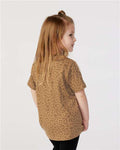 Rabbit Skins 3321 Brown Leopard — on model back