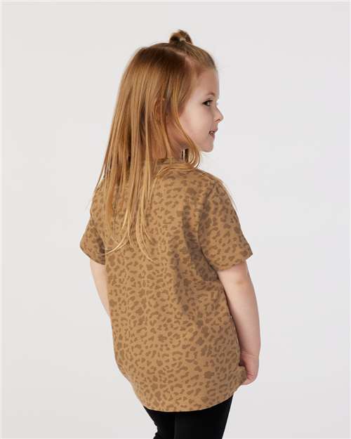 Rabbit Skins 3321 Brown Leopard — on model back